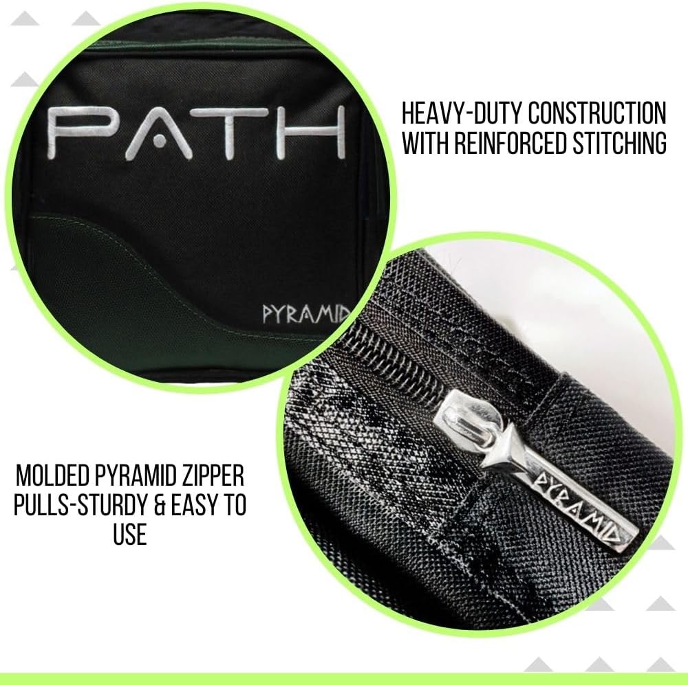 Pyramid Path Pro Deluxe Single Bowling Ball Tote - Holds One Ball, One Pair Shoes Up to Mens 15