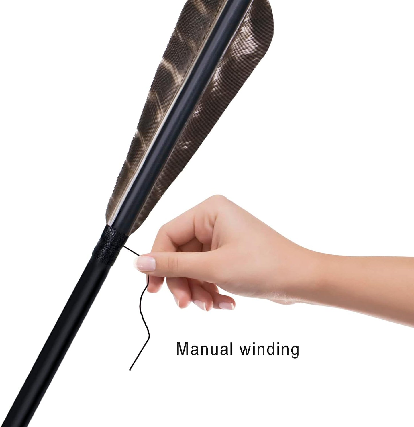 31Inch Carbon Arrow, Practice Hunting Arrows, Camo Turkey Feather Fletching, Arrows for Compound & Recurve Bow with Removable Tips Adjustable Nocks