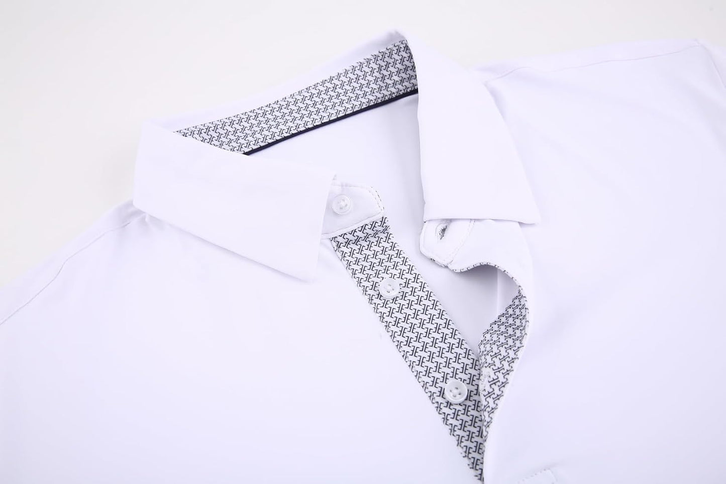 Alex Vando Mens Golf Shirt Moisture Wicking Quick-Dry Solid Short Sleeve Polo Shirts for Men