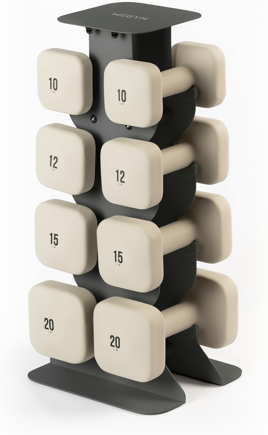 SafeGrip Dumbbells, Anti-Slip, Anti-Roll, Thick Handles, Free Weights, Square Dumbbells for Secure Workouts at Home, Weightlifting, and Personal Training