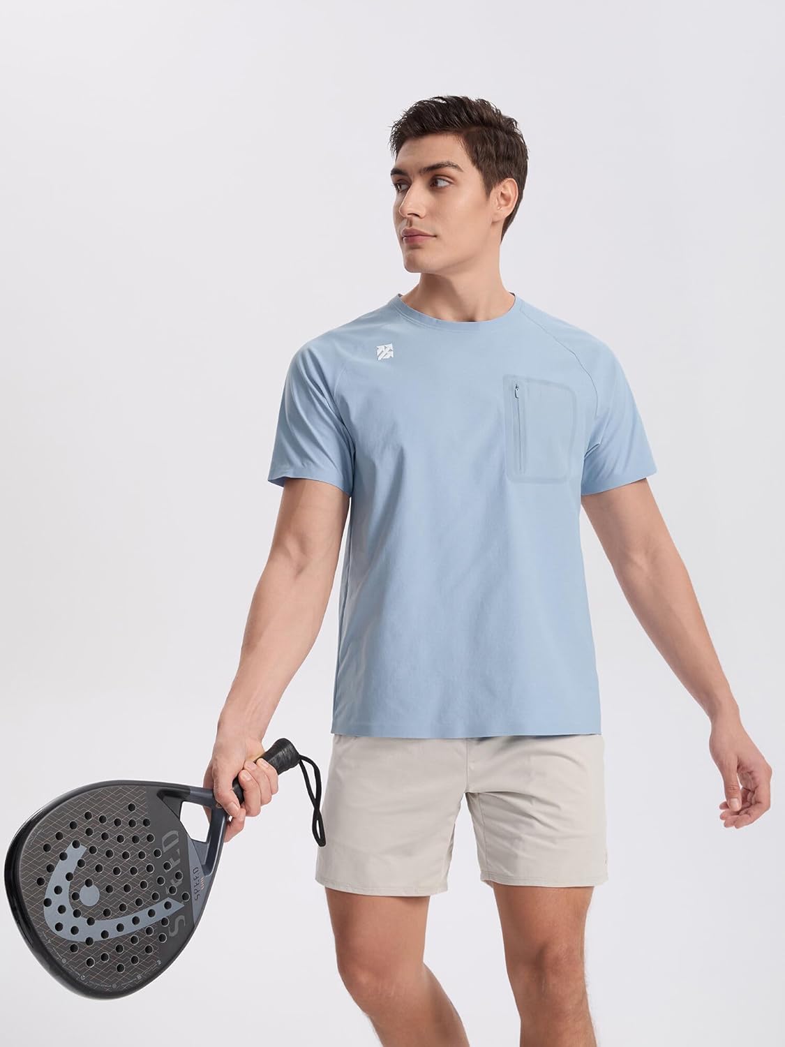 Moisture Wicking Quick Dry Soft Pickleball Workout Hiking Camping Running Shirts for Men Outdoor Sports