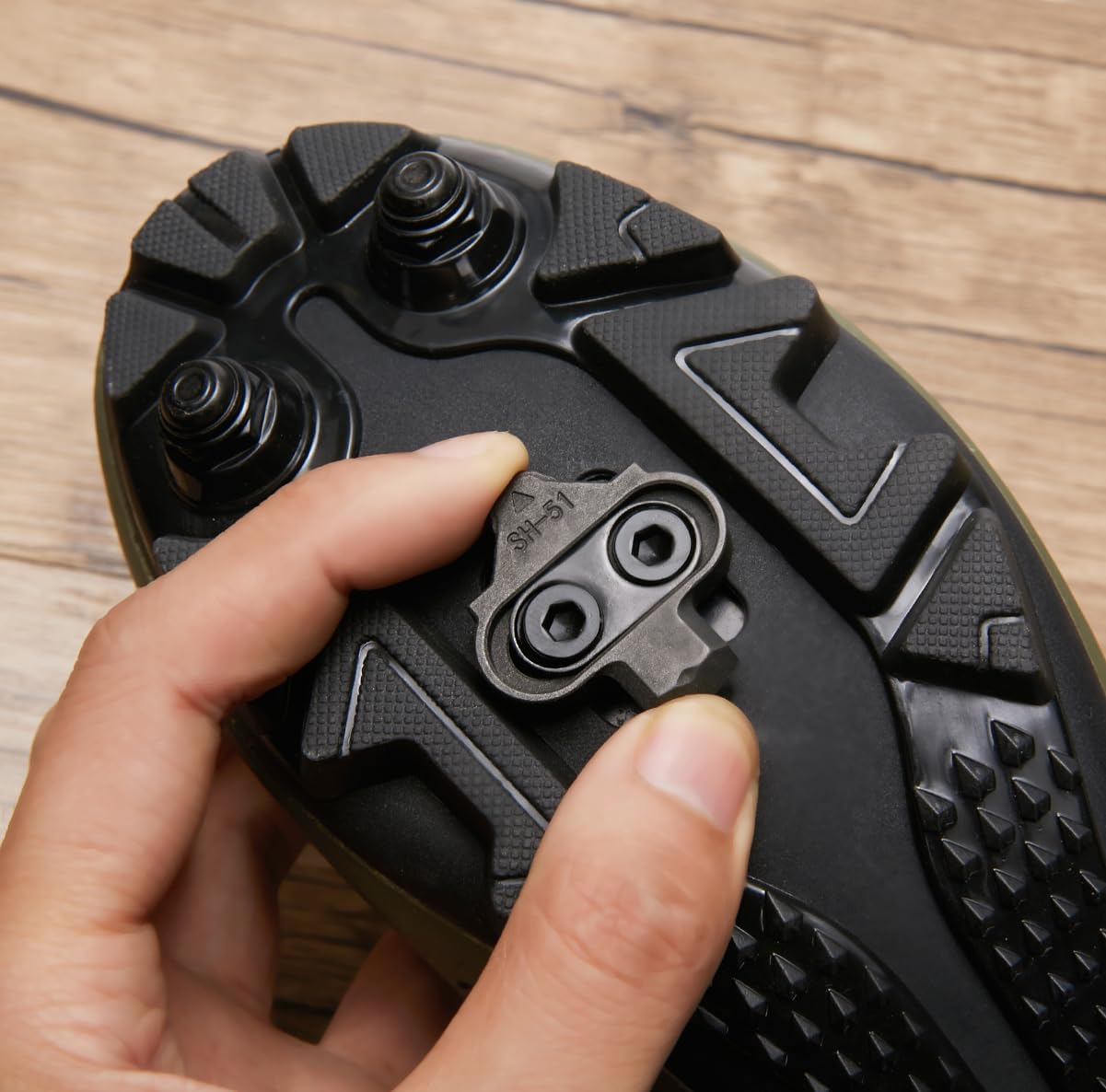 Bike Cleats Compatible with Shimano SPD SH51,for MTB Cleat Set Suitable for Men Women Indoor Mountain Outdoor Road Cycling