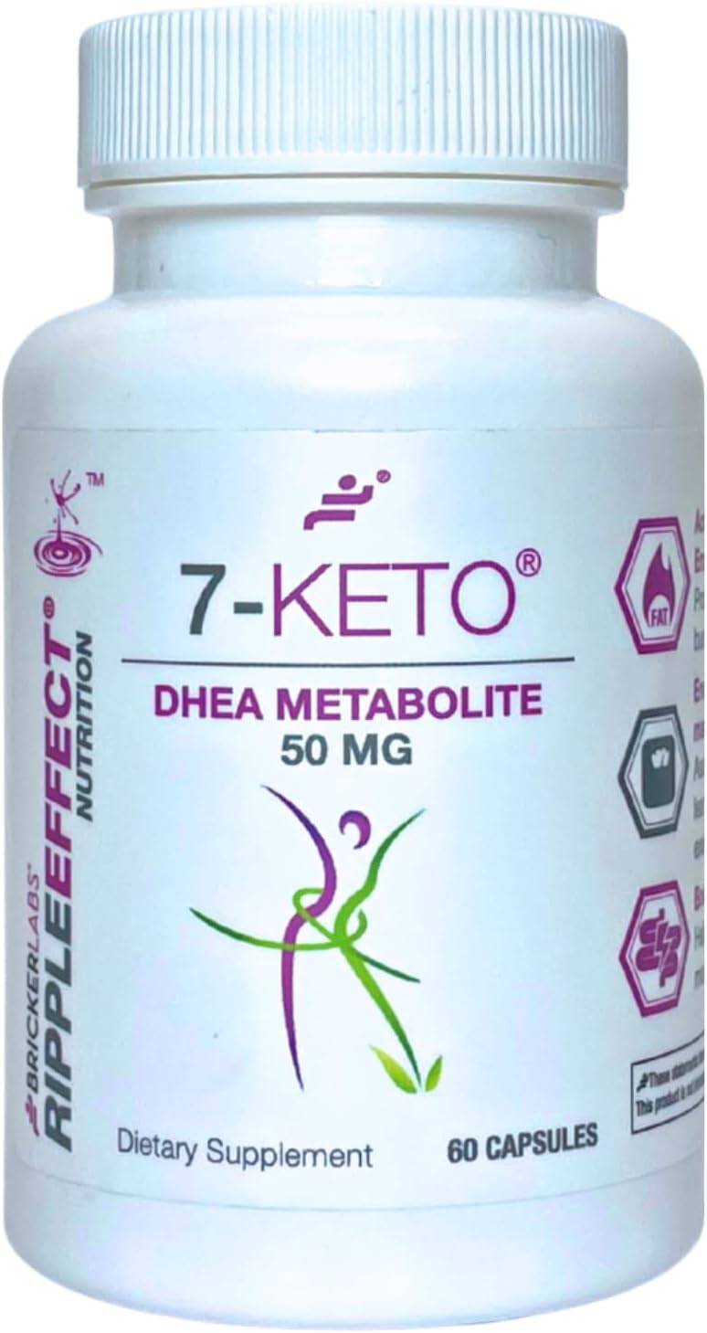 7-Keto DHEA Metabolite 50 mg Dietary Supplement for Weight Management, Safe and Effective Weight Management Support, 60 Capsules