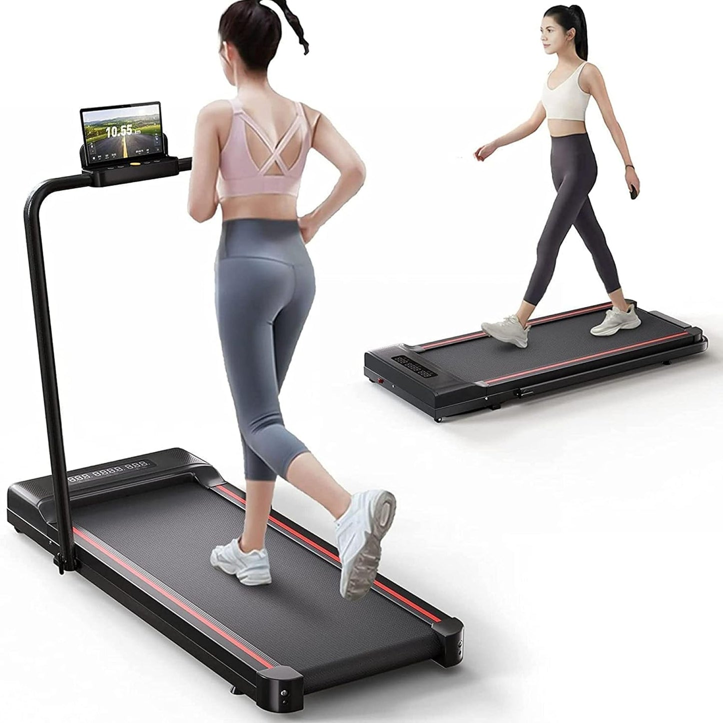 Sperax Walking Vibration Pad with APP, 3 in 1 Under Desk Treadmill, 2.5HP Low Noise Walking Treadmill Pad with Remote Control,Portable Treadmills for Home Office