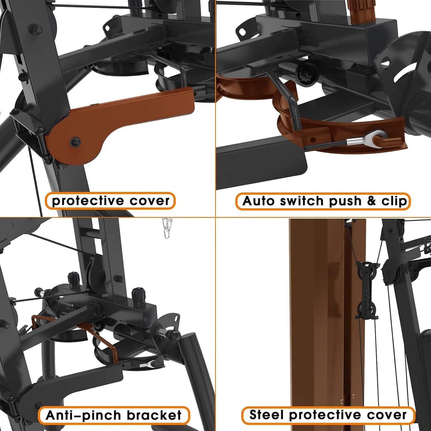 SincMill Home Gym Multifunctional Full Body Workout Equipment for Home Exercise Fitness