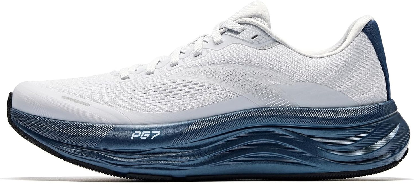 Men’s PG7 Running Shoes Cushioning Comfortable Breathable Athletic Workout Gym Cross Trainer Sports Sneakers