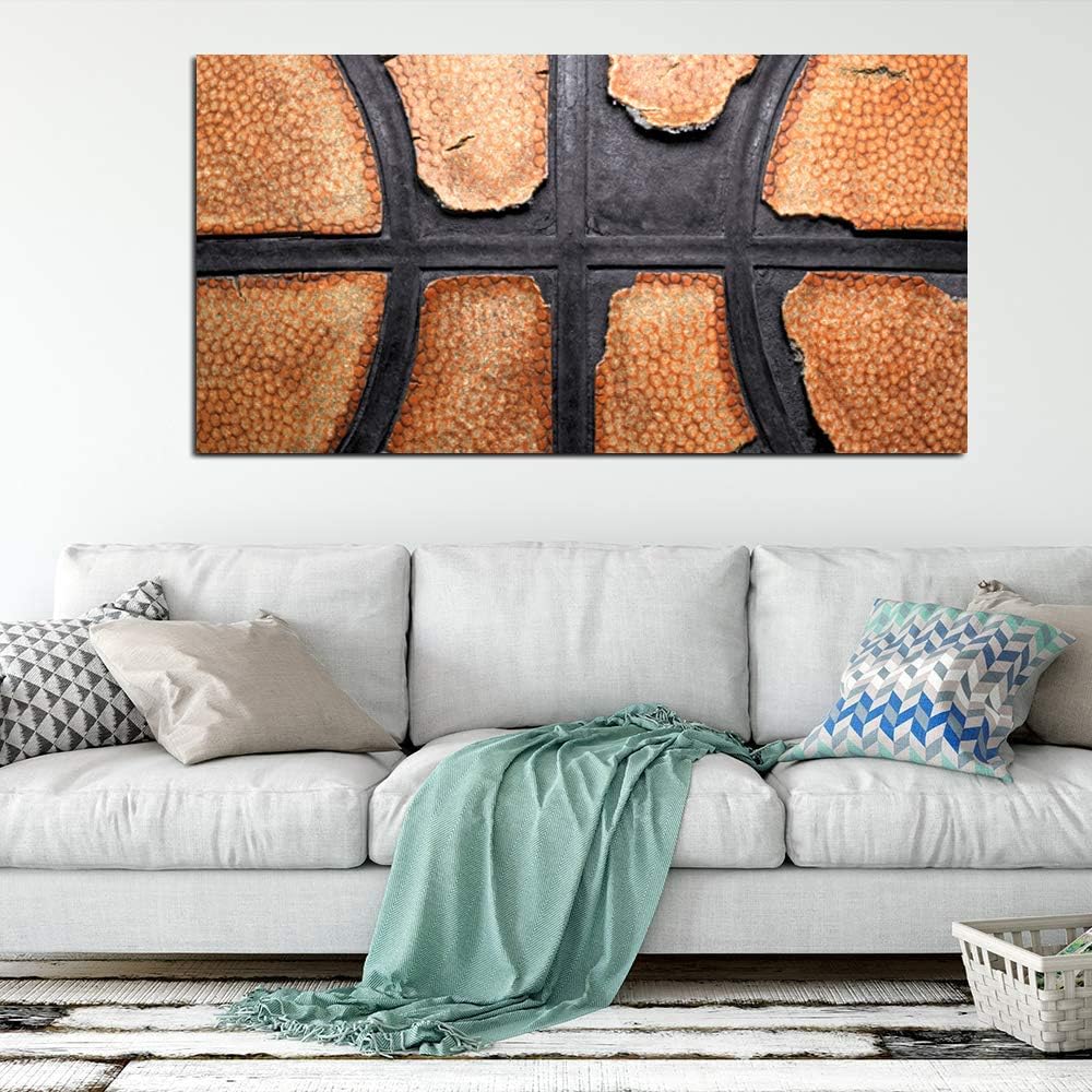 Sport Basketball Canvas Wall Art - Inspirational Basketball Wall Art - Sport Canvas Artwork Picture Print Framed for Home Office Farm Kids Boys Room Wall Decor-20 x40