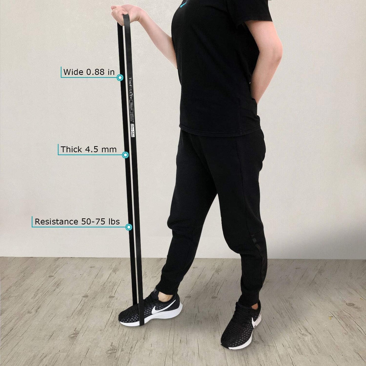TheFitLife Pull Up Assistance Bands- Resistance Bands for Working Out, Long Workout Bands for Exercise, Fitness Band for Pullup Assist, a Substitute of Dumbbell Set and Kettlebells, Barbell