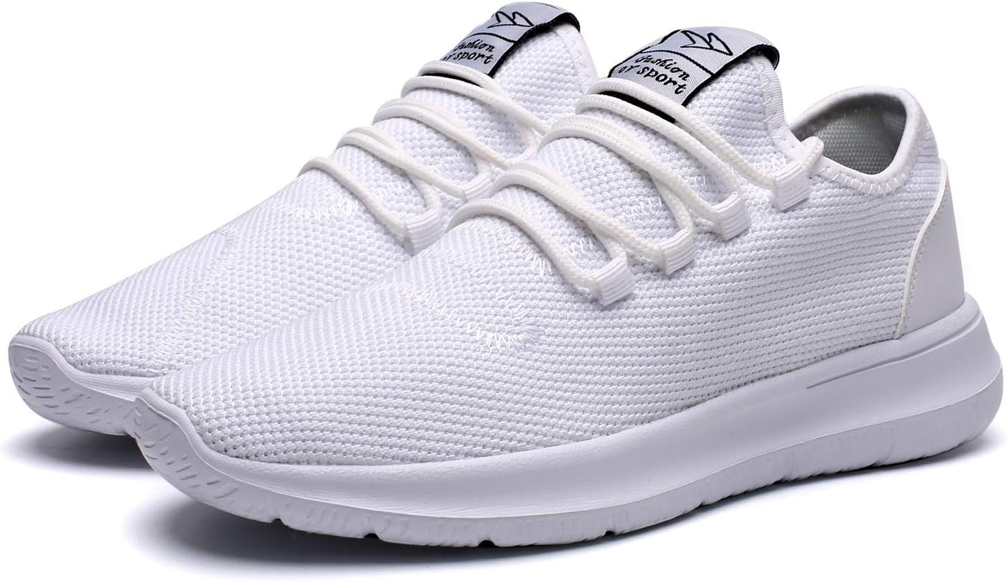 KEEZMZ Men's Running Shoes Fashion Breathable Sneakers Mesh Soft Sole Casual Athletic Lightweight