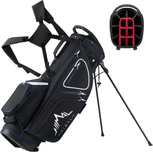 14 Way Golf Stand Bag, Golf Bags for Men with Stand, Top Dividers Ergonomic with 10 Pockets