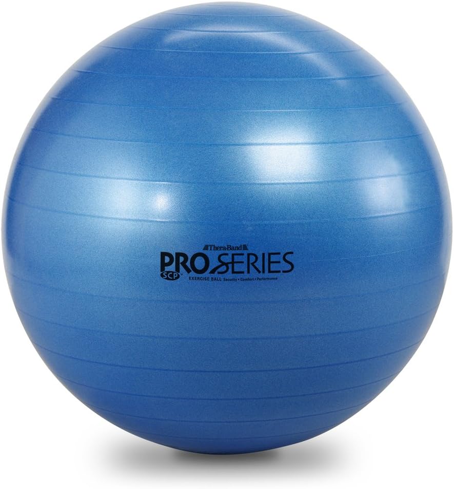 THERABAND Exercise Ball, Stability Ball with Diameter for Athletes Standard Fitness for Posture, Balance