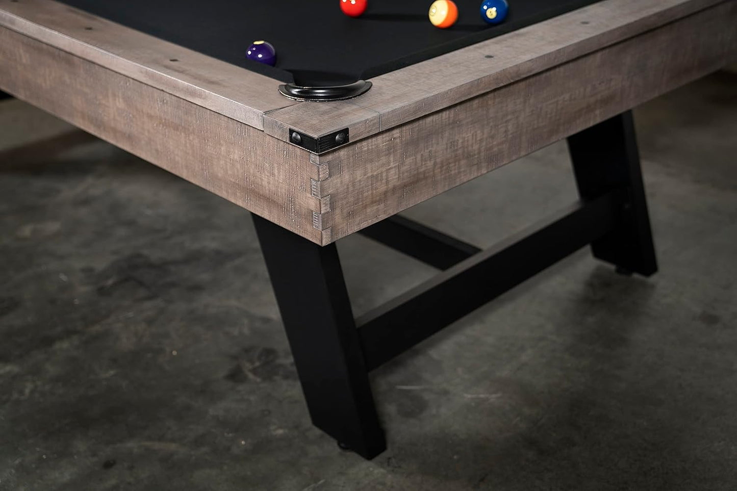 Nixon Billiards - Hunter Slate Billiard Pool Table(Metal Leg) - Antique - 7 FT and 8 FT - White Glove Installation