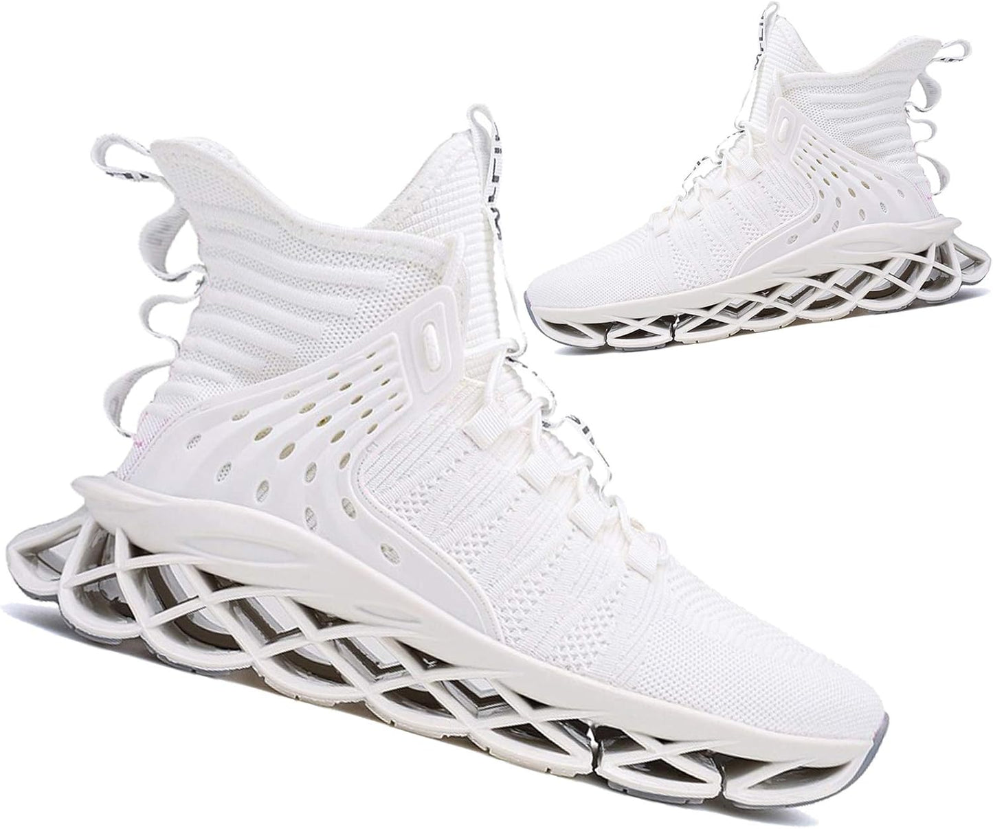 Hello MrLin Men's Running Shoes Non Slip Athletic Tennis Walking Blade Type Sneakers Hip Hop