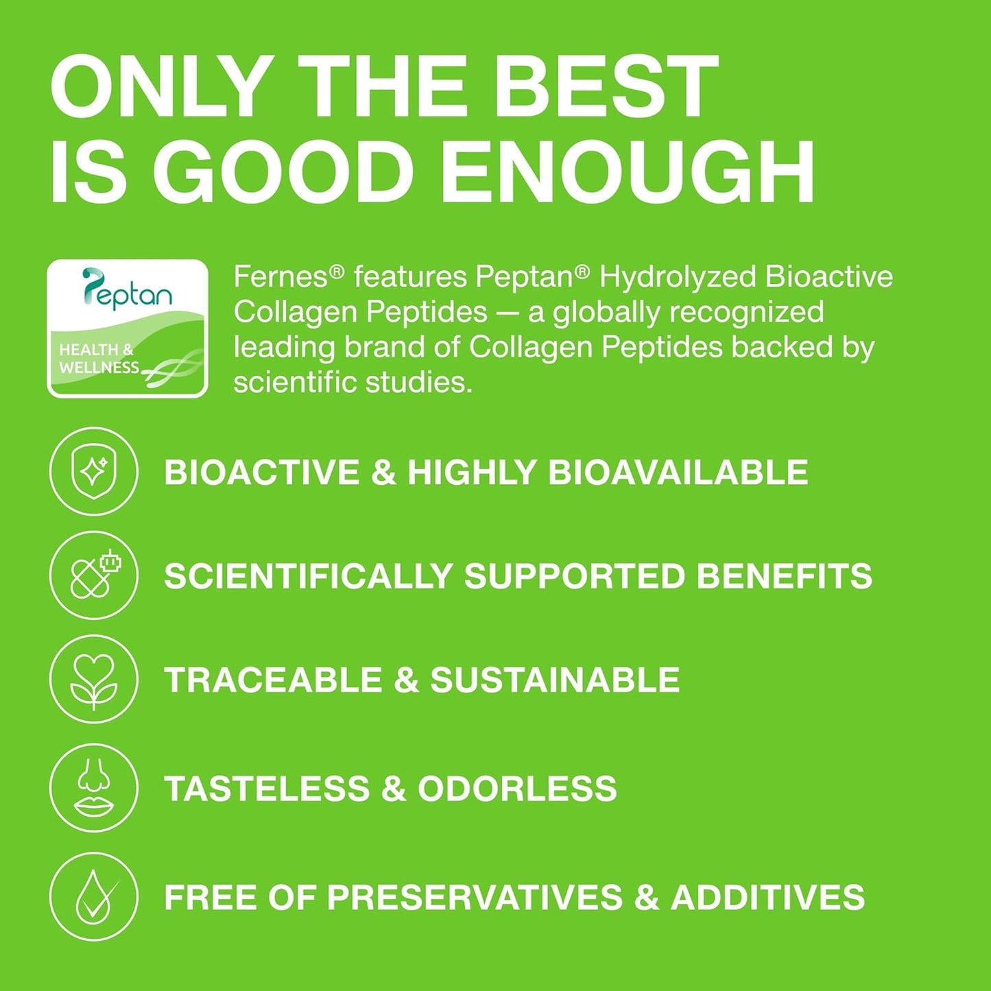 Hydrolyzed Collagen for Women Men (3LB) Type I & III Flavorless & Odorless Easy-Mix Powder Peptan Protein Peptides Joint Hair Skin & Nail Support Gluten-Free Non-GMO Keto Paleo Grass-Fed Kosher