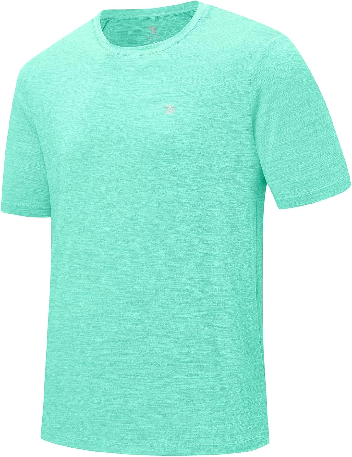 BGOWATU Men's Quick Dry Workout Athletic Shirts Lightweight Tennis Shirts for Men Running Gym Tops