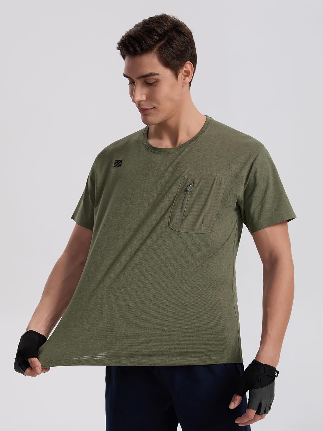 Moisture Wicking Quick Dry Soft Pickleball Workout Hiking Camping Running Shirts for Men Outdoor Sports