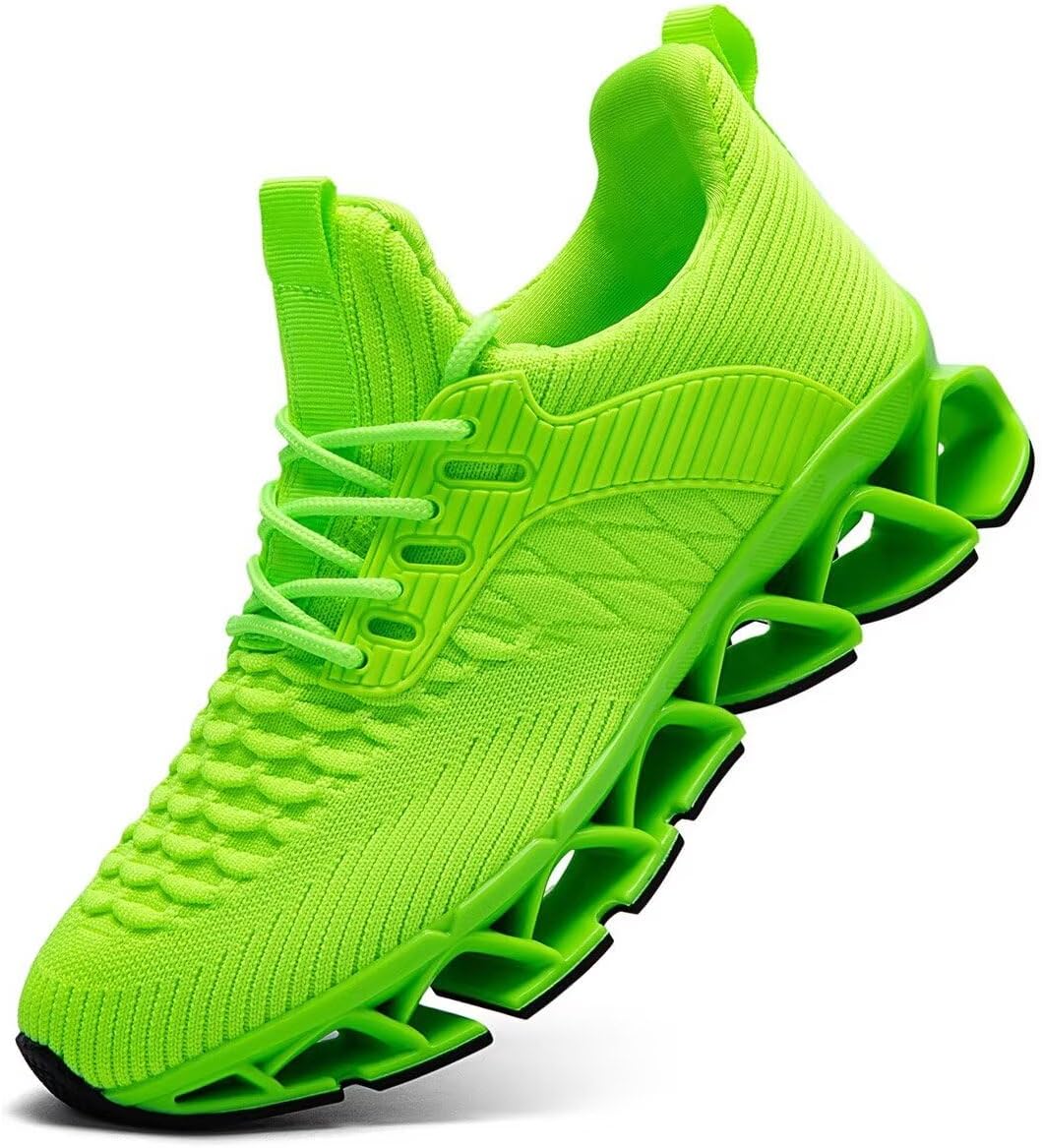Mens Slip on Walking Running Shoes Blade Tennis Casual Fashion Sneakers Comfort Non Slip Work Sport Athletic Trainer
