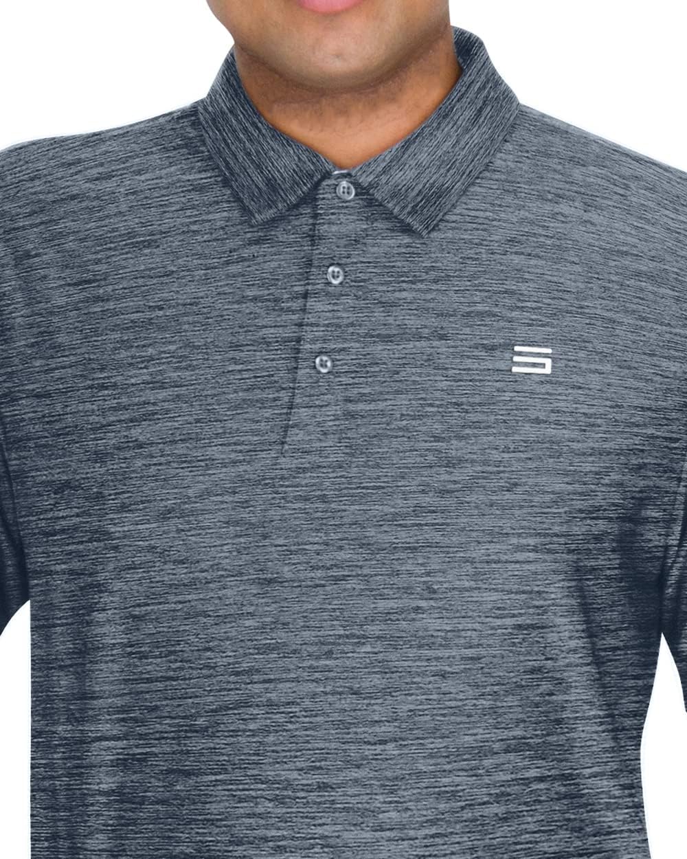 Three Sixty Six Golf Shirts for Men - Dry Fit Short-Sleeve Polo, Athletic Casual Collared T-Shirt