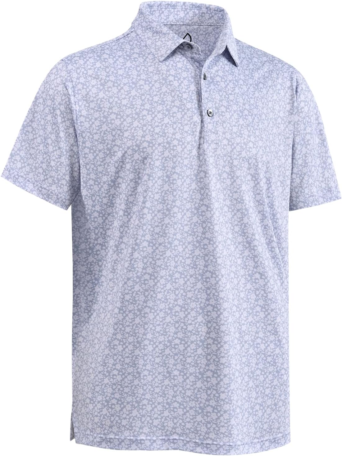 DEOLAX Mens Polo Shirts Fashion Print Mens Golf Shirt Dry Fit Mens Golf Polo Short Sleeve Quick Dry Funny Golf Shirt for Men