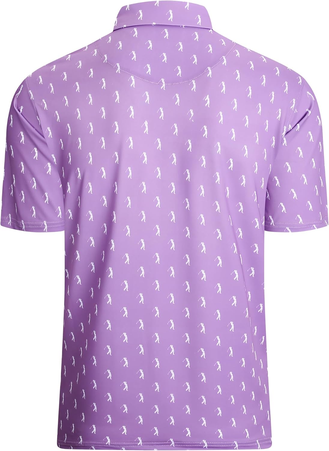 Damipow Premium Golf Shirts for Men Dry Fit Performance Polo Short Sleeve Collared Shirt