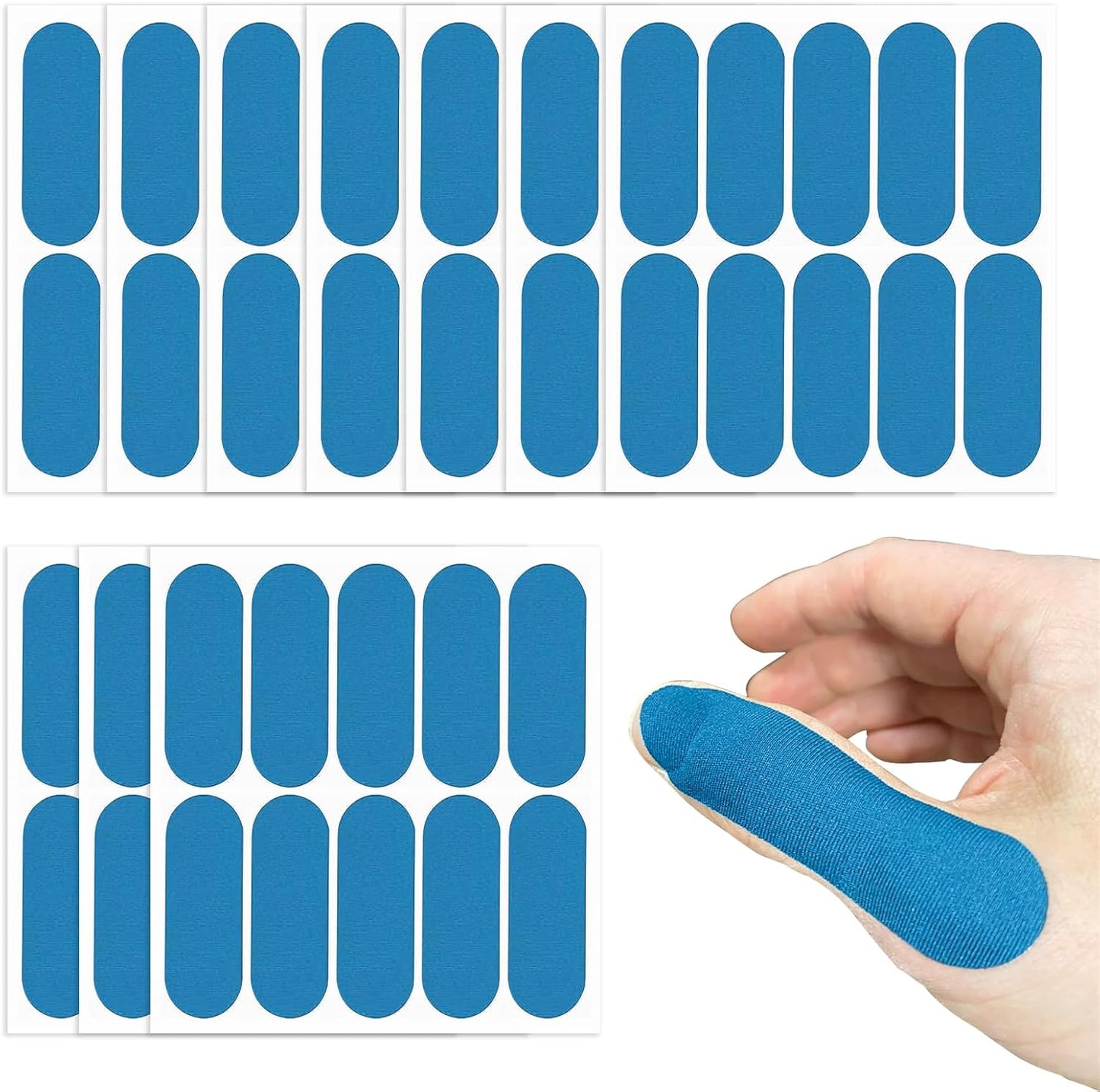 100 PCS Bowling Thumb Tape - Bowling Finger Tape - Thumb Tape Protector for Bowling(Multiple Colors, 1 x 2.8 Inches, Breathable)