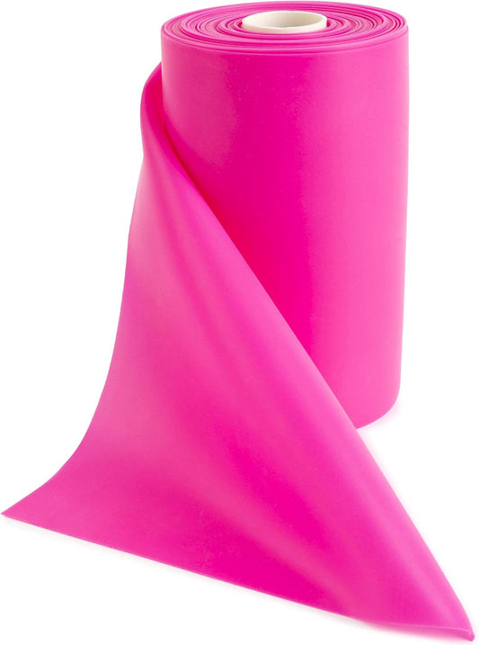 Resistance Band for Working Out - 8,16,24 Yard Resistance Bands Bulk Rolls - 10 Strengths in Light Medium and Heavy Exercise Bands - Latex Free Workout Bands Including iPhone App and e-Book