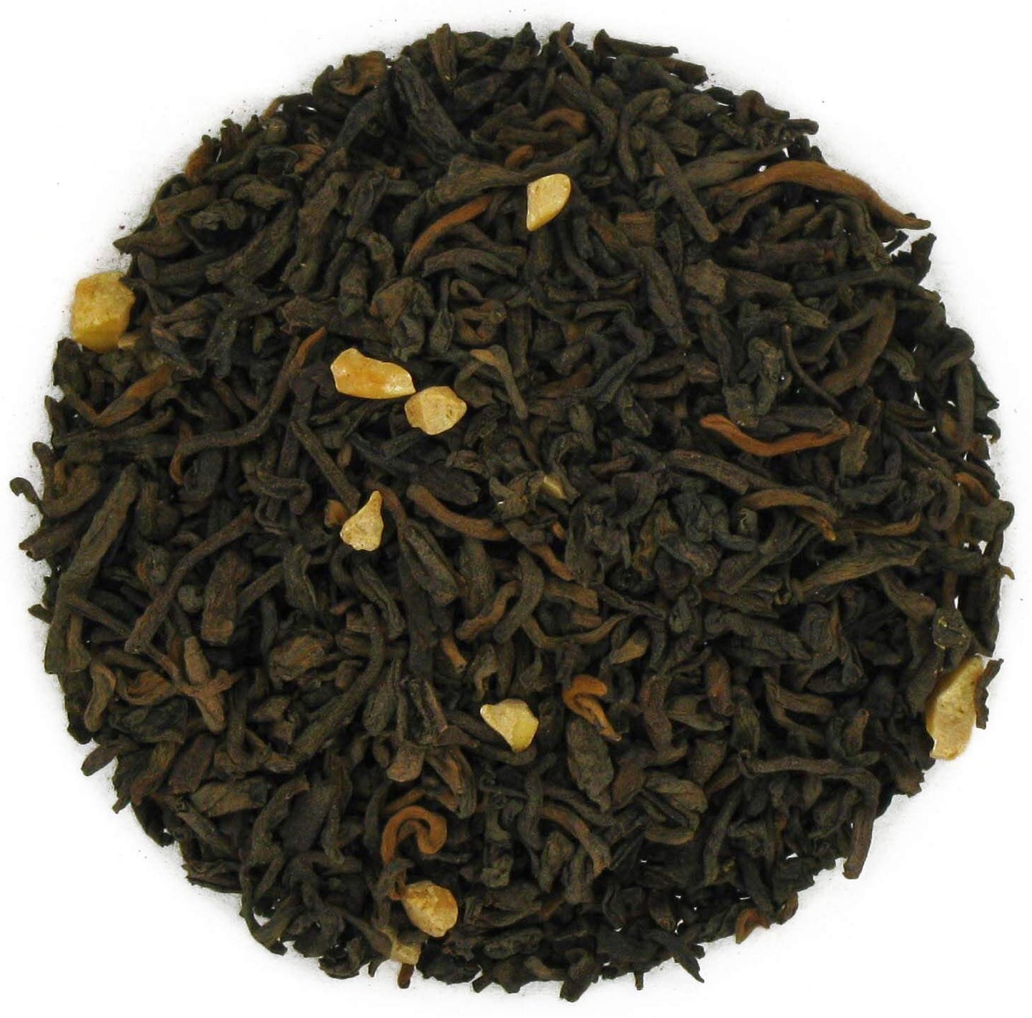 Scottish Caramel Toffee Pu-erh Tea Pouches - 4oz | Loose Leaf Black Tea Blend | Sweet Caramel and Toffee Aroma | Smooth Earthy Flavor | Brew Hot or Iced | Dessert-Inspired Tea Experience