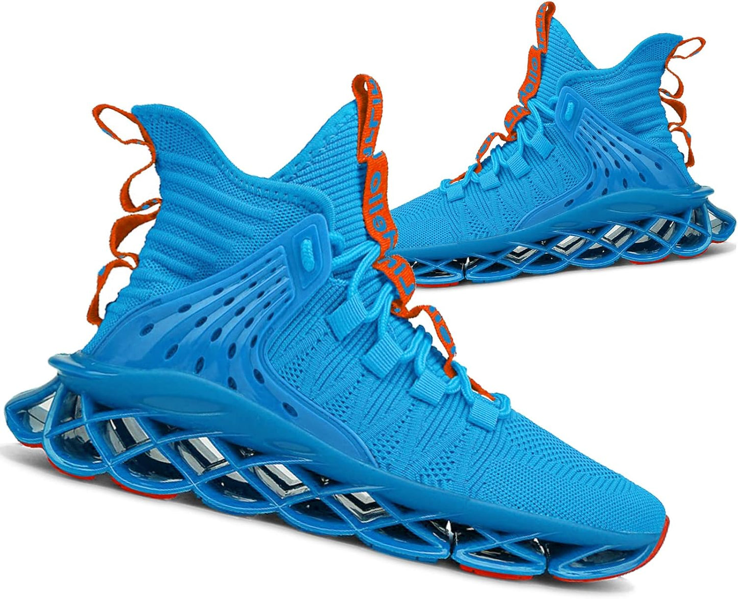 Hello MrLin Men's Running Shoes Non Slip Athletic Tennis Walking Blade Type Sneakers Hip Hop