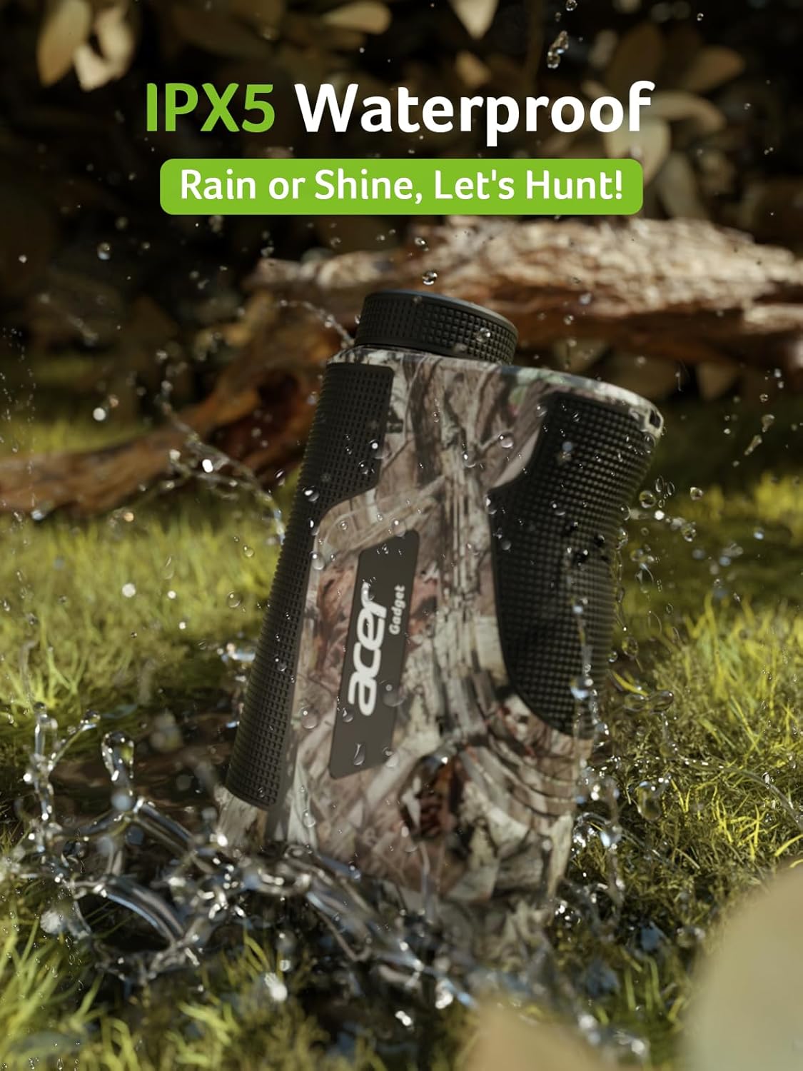 Acer Gadget Golf Rangefinder with Slope - 800/1200Yards Range Finder for Hunting, 6X Magnification with Flag Pole Locking Vibration, Rechargeable Battery with Magnet Stripe, Golf Accessories for Men