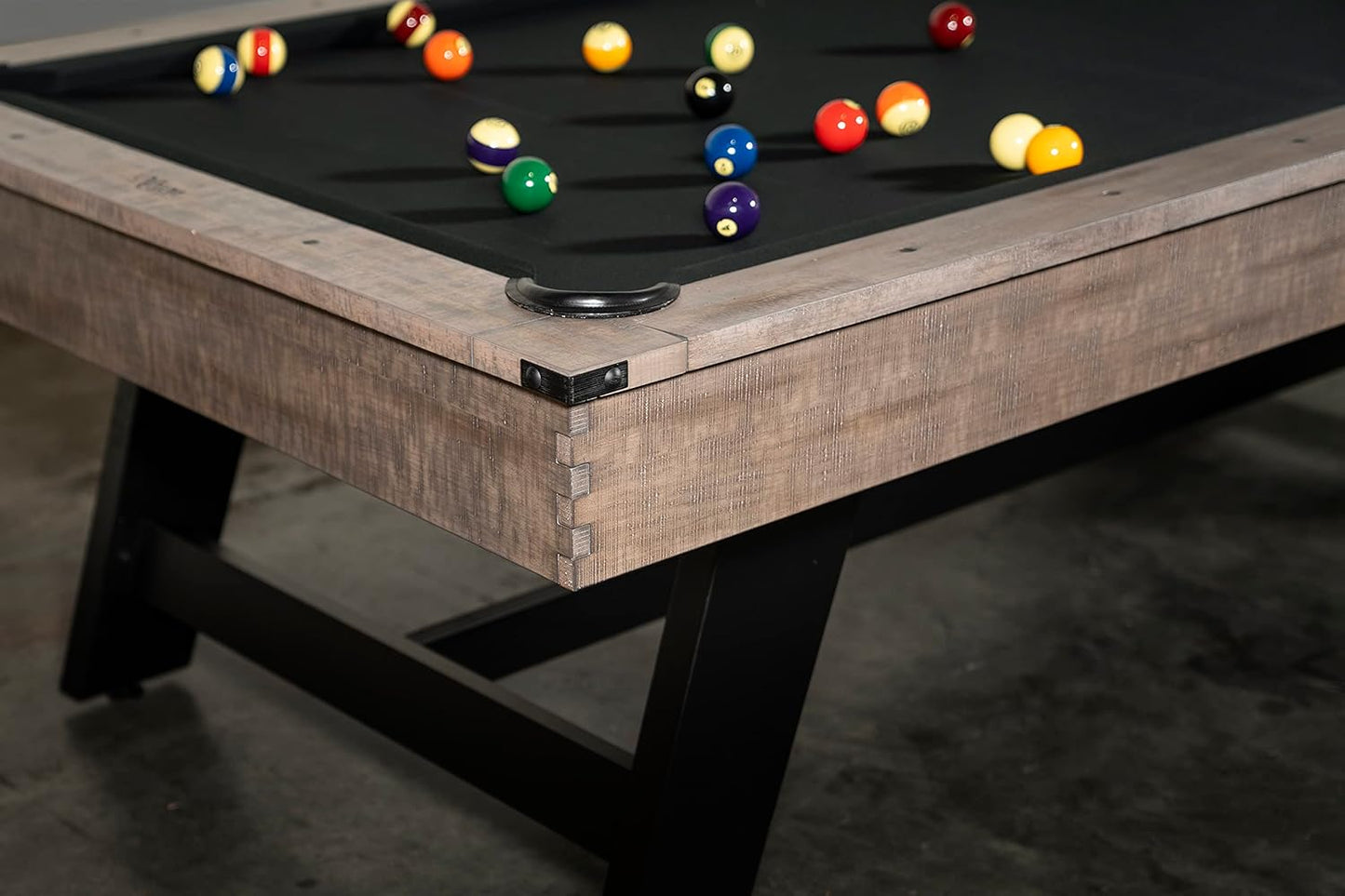 Nixon Billiards - Hunter Slate Billiard Pool Table(Metal Leg) - Antique - 7 FT and 8 FT - White Glove Installation