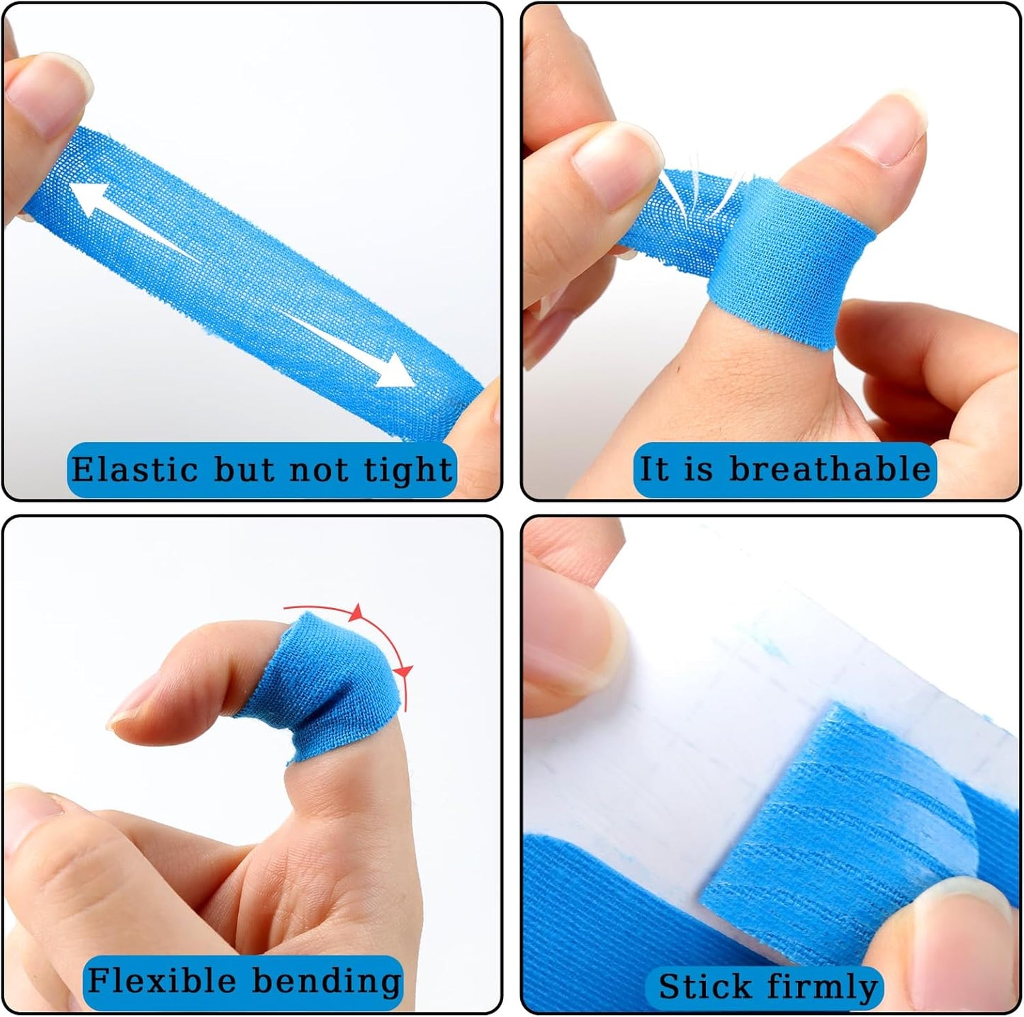 120Pieces Bowling Thumb Tape Blue Bowling Finger Tape Durable Bowling Tape Elastic Bowling Thumb Protector Bowling Tape Thumb Protective Performance Tape for Bowlers Exercise Sport
