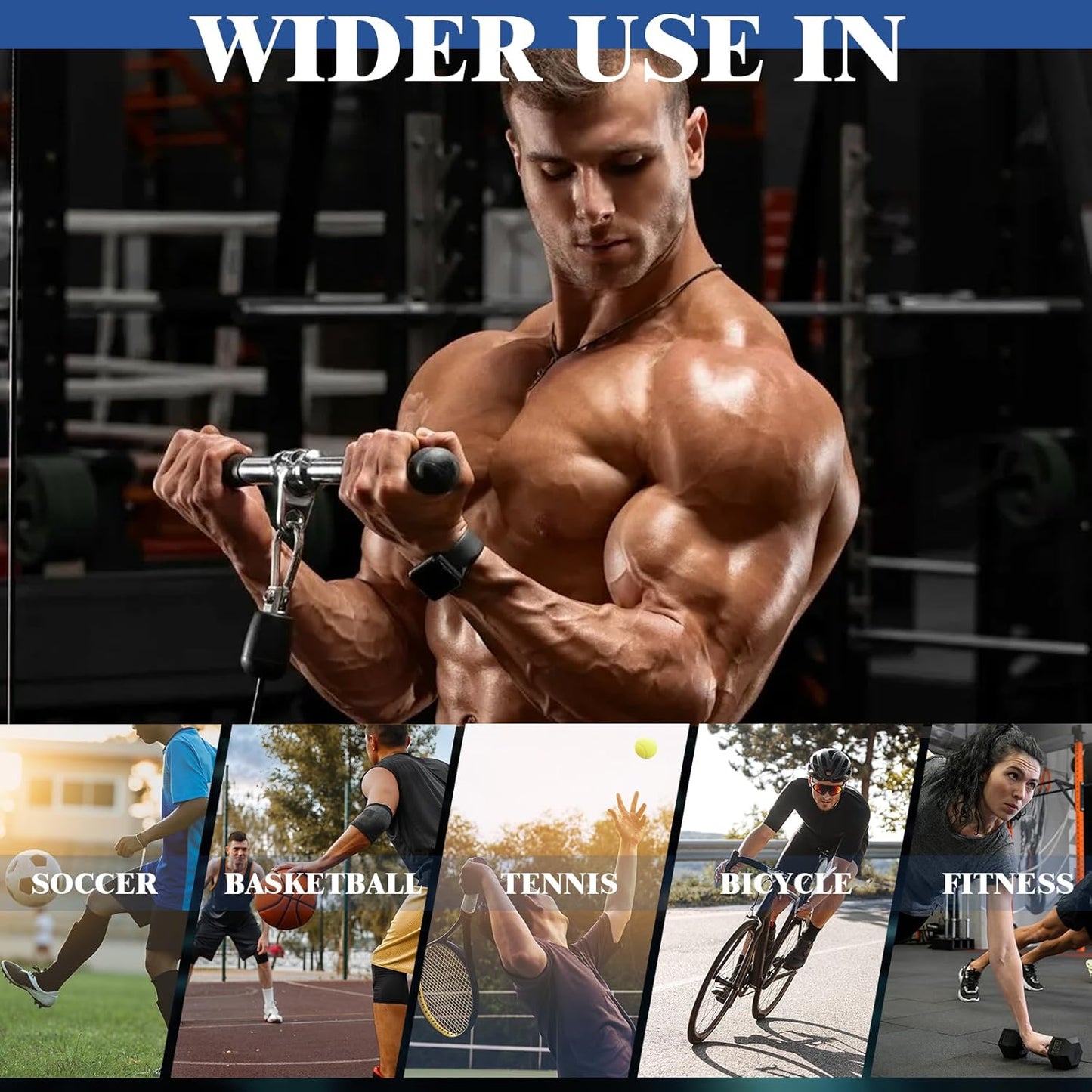 3 Rolls Athletic Tape, Finger Tape No Sticky Residue Wrist Ankle Tapes Extra Strong Adhesive Sports Tapes for Volleyball Basketball Climbing Boxing Weight Lifting