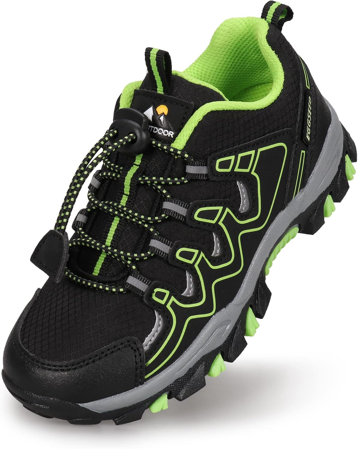 Boys Girls Hiking Trail Shoes Waterproof Slip Resistant Outdoor Trekking Walking Running Sneakers(Little/Big Kids)