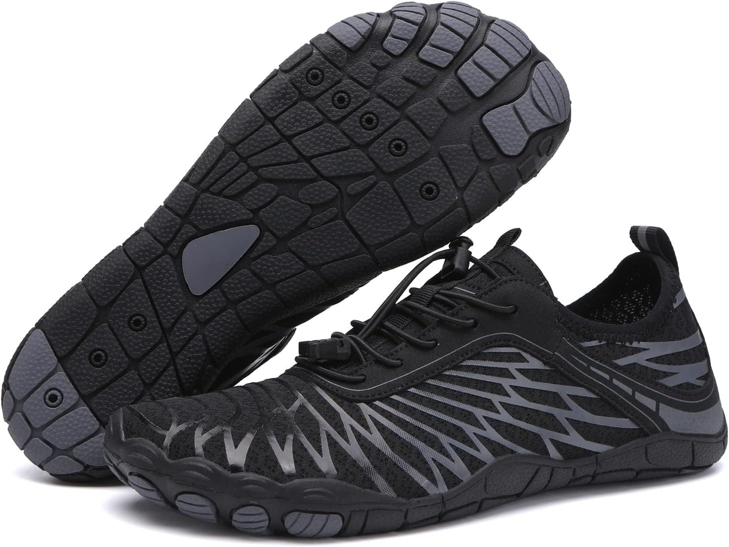 Hike Barefoot Shoes Womens Mens Footwear for Walking,Barefoot Shoe with Wide Toe Box,Healthy & Non-Slip,Breathable Barefoot Vitality Water Shoes for Women,Beach Pool Swim Shoe for Men (Unisex)