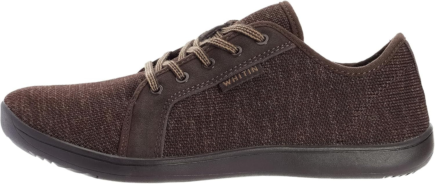 WHITIN Men's Wide Minimalist Barefoot Sneakers | Zero Drop Sole | Optimal Relaxation