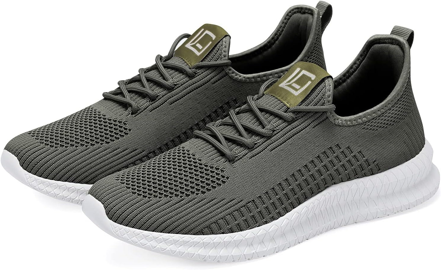 LCGJR Men's Running Shoes Ultra Lightweight Breathable Comfortable Walking Shoes Casual Fashion Sneakers Mesh Workout Shoes