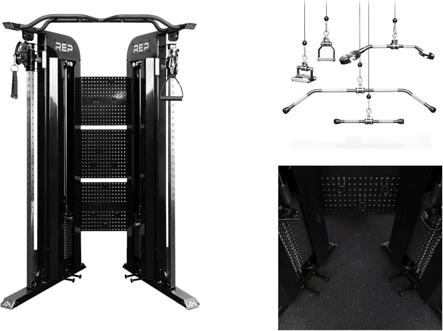 REP Fitness Arcadia™ Functional Trainer- All in one Functional Trainer and Cable Machine for Home and Garage Gym!- Optional Weight Stack Upgrades and Attachment Packages