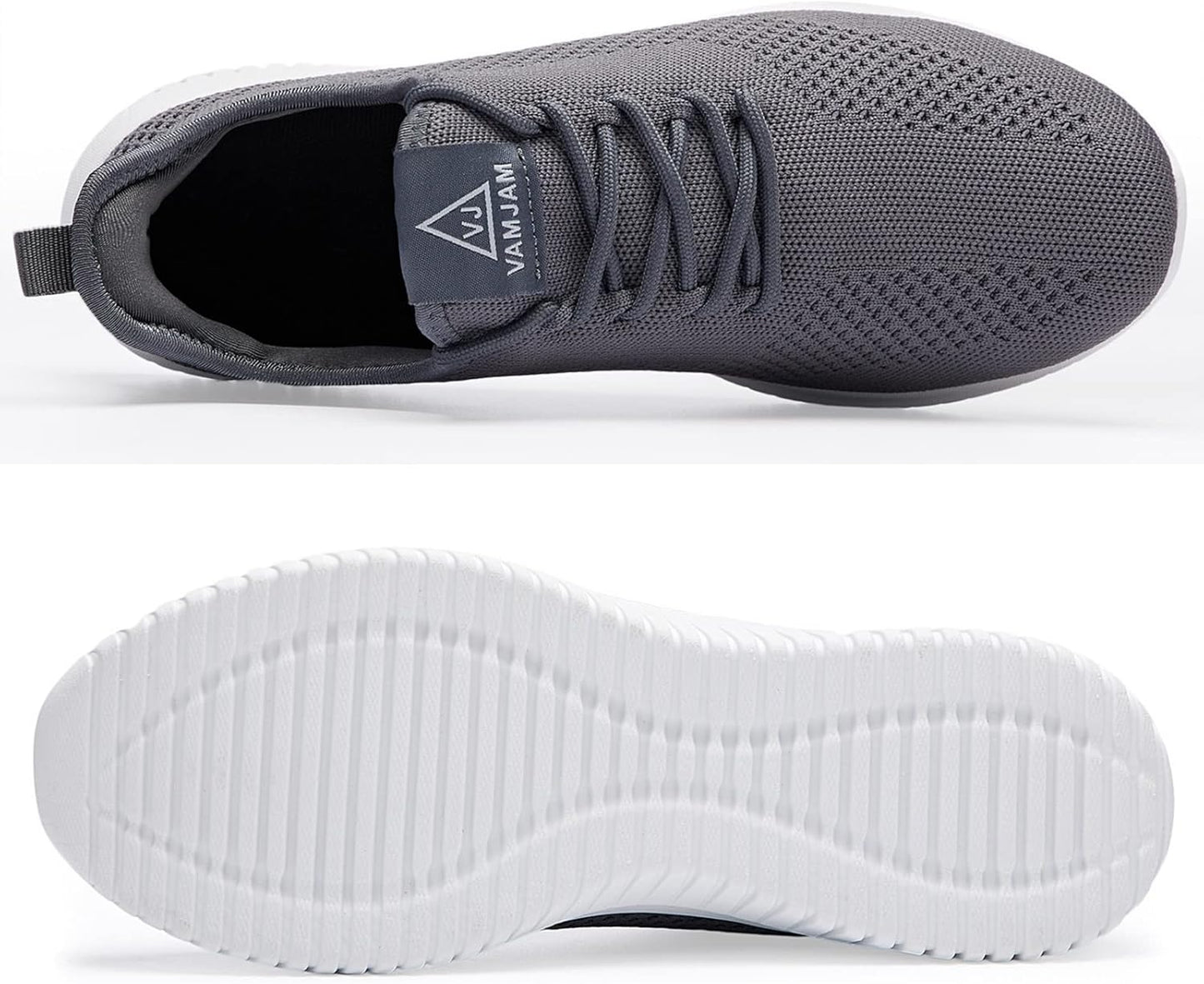 VAMJAM Men's Running Shoes Ultra Lightweight Breathable Walking Shoes Non Slip Athletic Fashion Sneakers Mesh Workout Casual Sports Shoes