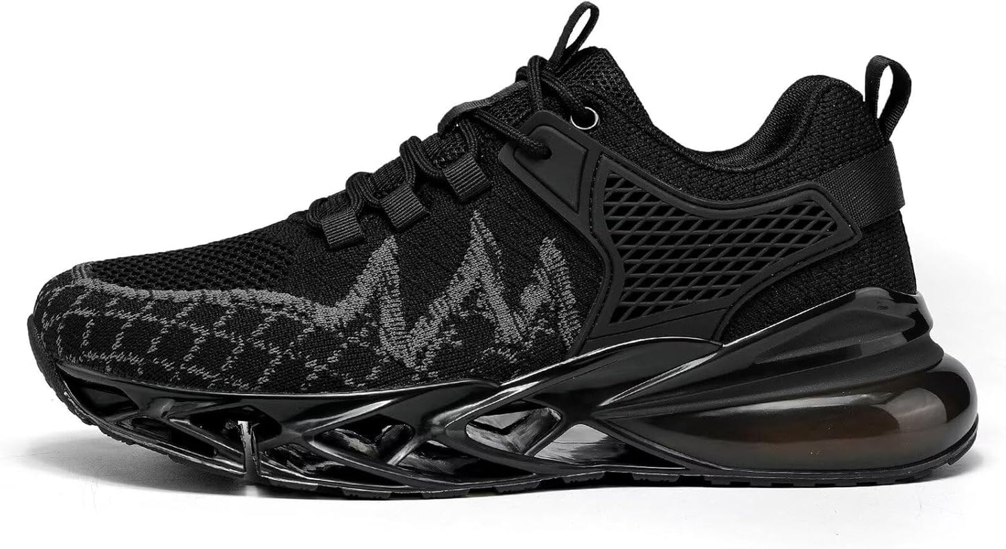 Men's Running Shoes Blade Tennis Walking Fashion Sneakers Breathable Non Slip Gym Sports Work Trainers