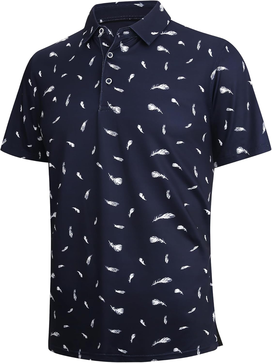 WARHORSEE Golf Polo Shirts for Men Short Sleeve Wrinkle Free 4 Way Stretch Moisture Wicking Performance Collared Tshirts