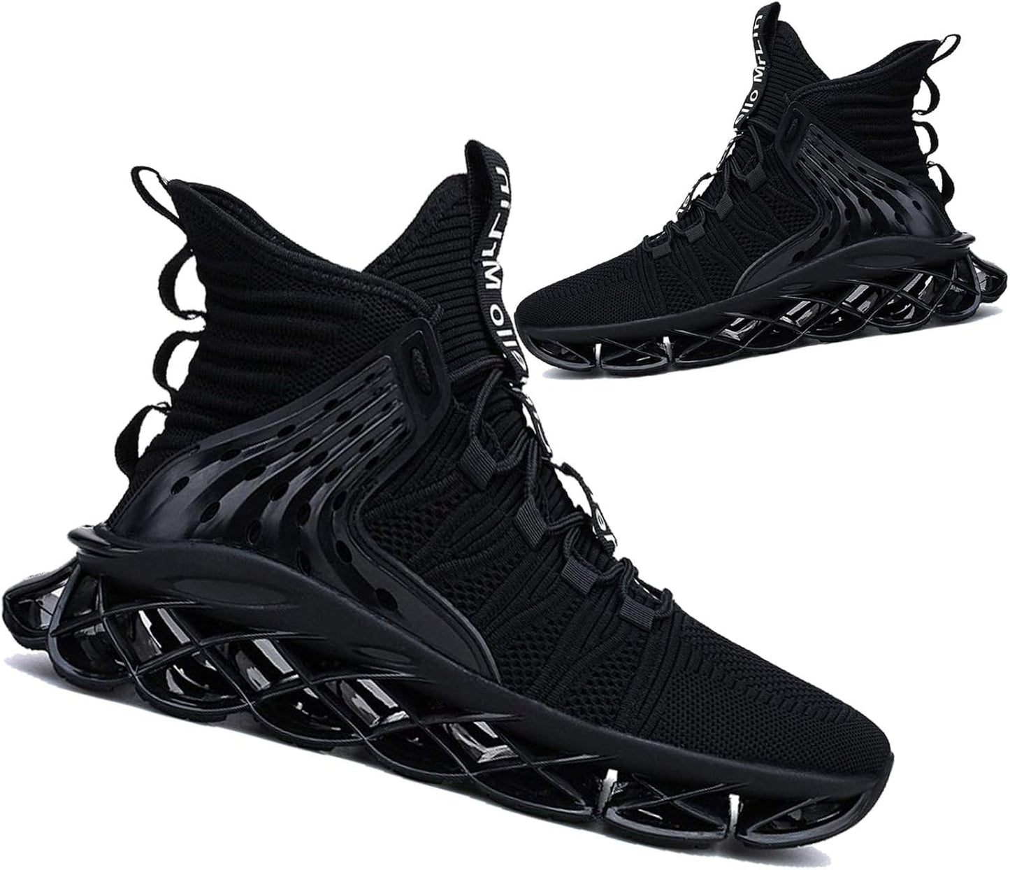 Hello MrLin Men's Running Shoes Non Slip Athletic Tennis Walking Blade Type Sneakers Hip Hop