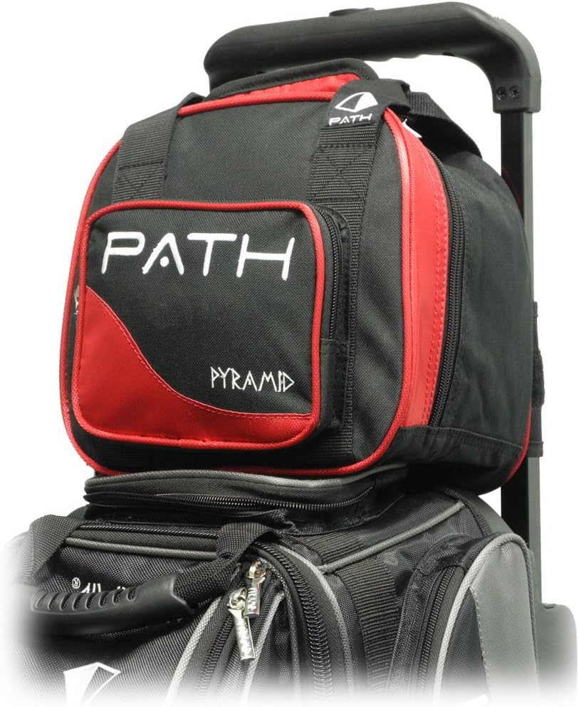 Pyramid Path Plus One Spare Tote Bowling Bag with Front Accessory Pocket - Holds One Bowling Ball and Small Accessories