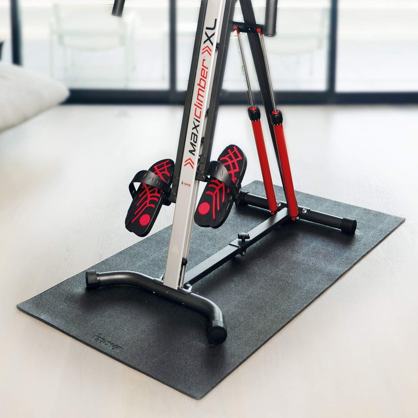 MaxiClimber MaxiSport Fitness Mat - Lightweight, Multi-Surface, Anti-Slip Exercise Equipment Mat Protects Your Floors and Machines
