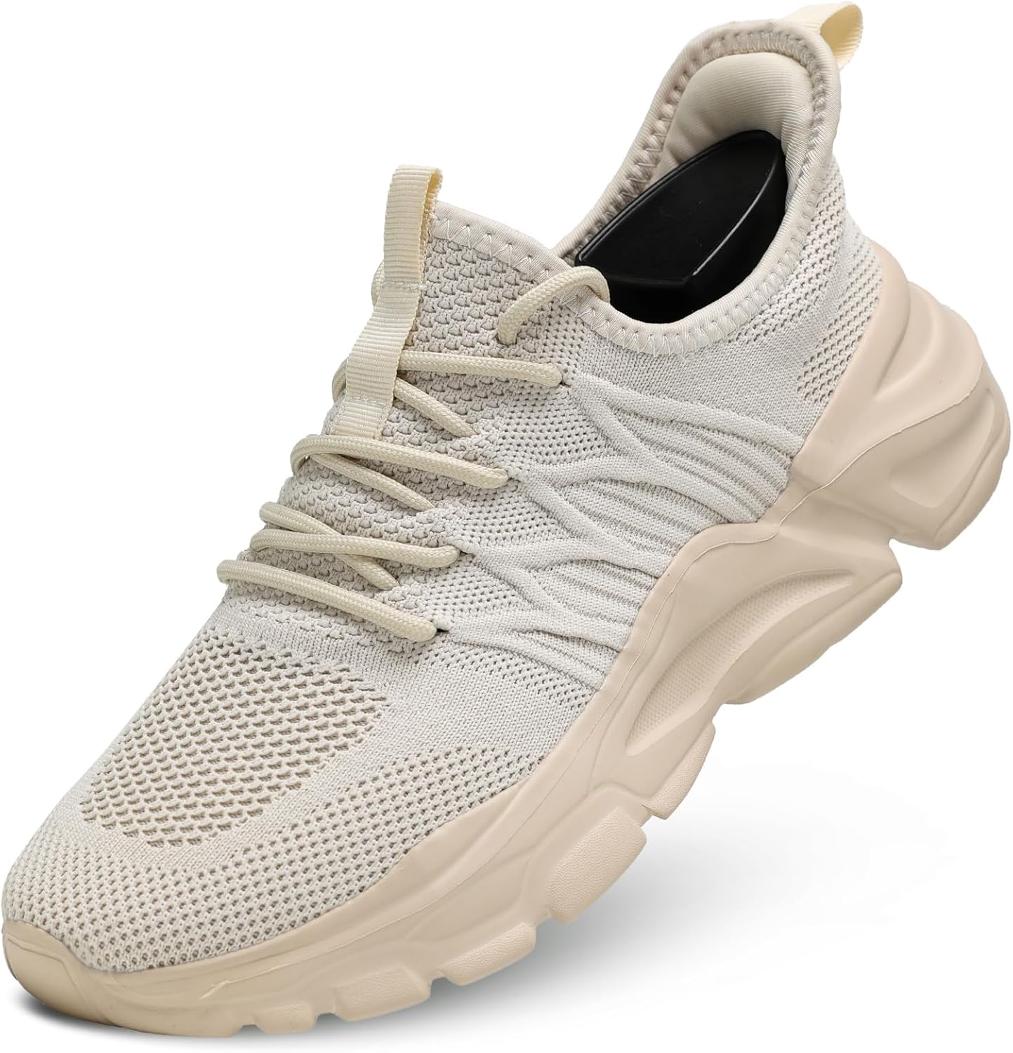 Mens Slip On Running Shoes Athletic Walking Trainers Lightweight Breathable Mesh Tennis Sneakers