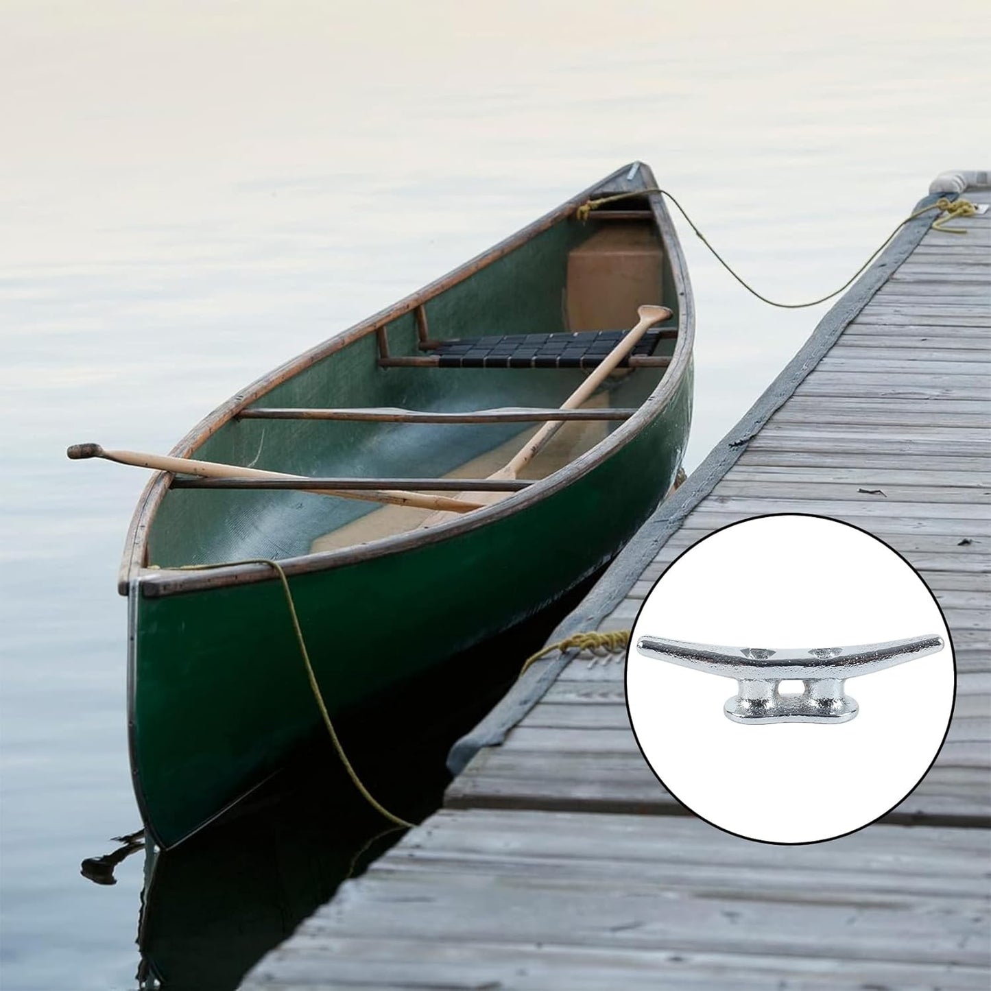 4 inch Dock Cleats 4/6/8/12/16/20/24 Pack,Boat Dock Cleats Rope Cleat Marine Cleats Iron Boat Cleats with Hardware ldeal for Deck,Nautical Decor,Cleats for Boat Dock,Boat Tie Down Cleats