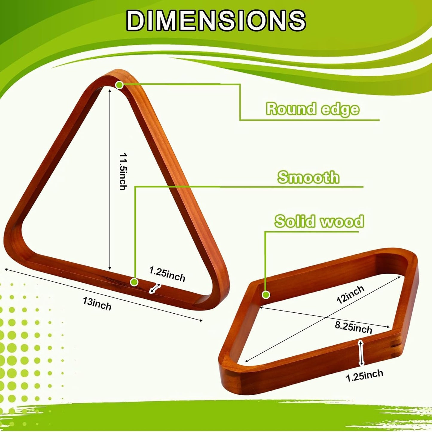 31 Pcs Billiard Accessory Kit Billiard Pool Table Balls with Triangle and Diamond Ball Holder Cue Chalks Pool Table Brush Set