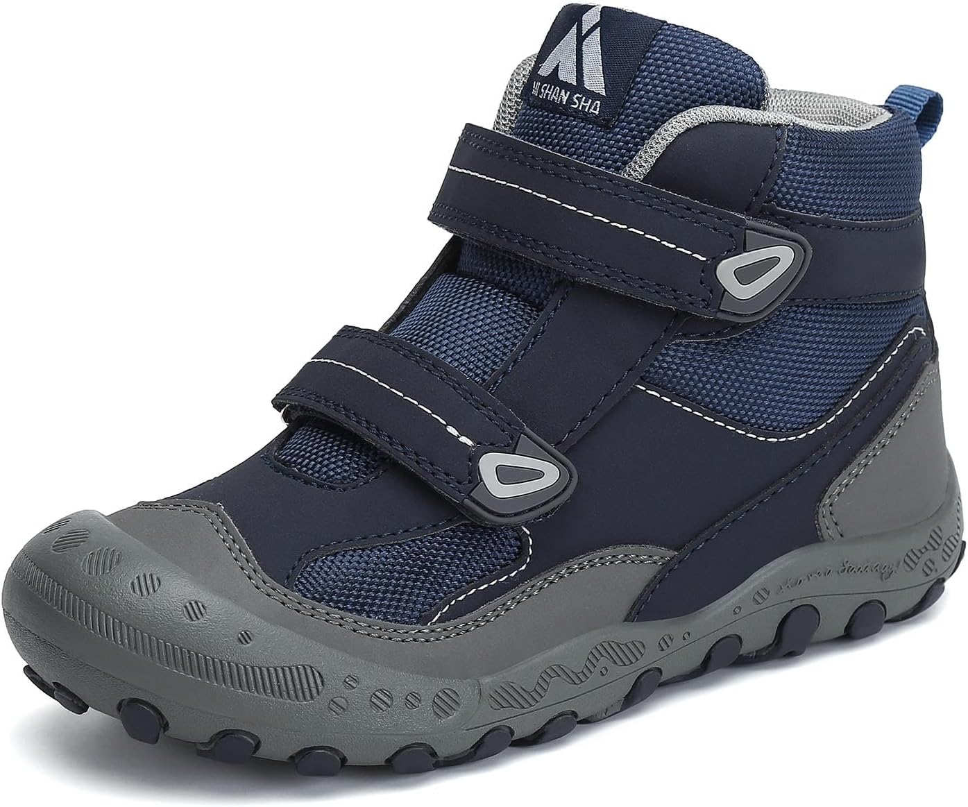 Mishansha Kids Water Resistant Hiking Boots, Boys Girls Anti Collision Anti-Skid Athletic Outdoor Adventure Trekking Shoes