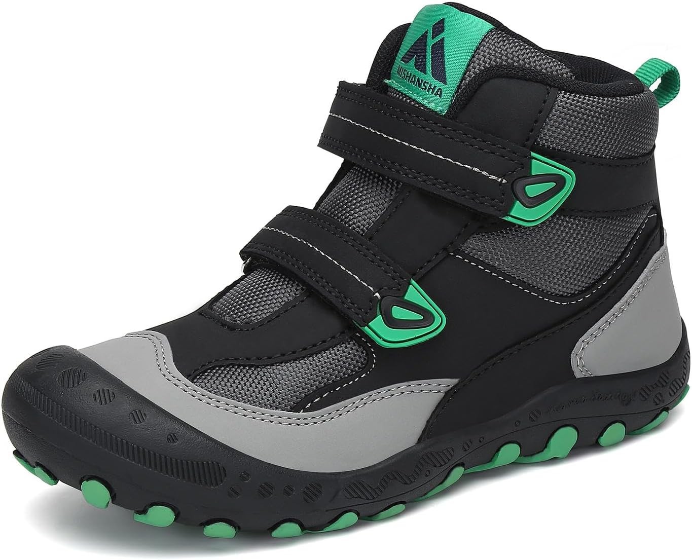 Mishansha Kids Water Resistant Hiking Boots, Boys Girls Anti Collision Anti-Skid Athletic Outdoor Adventure Trekking Shoes