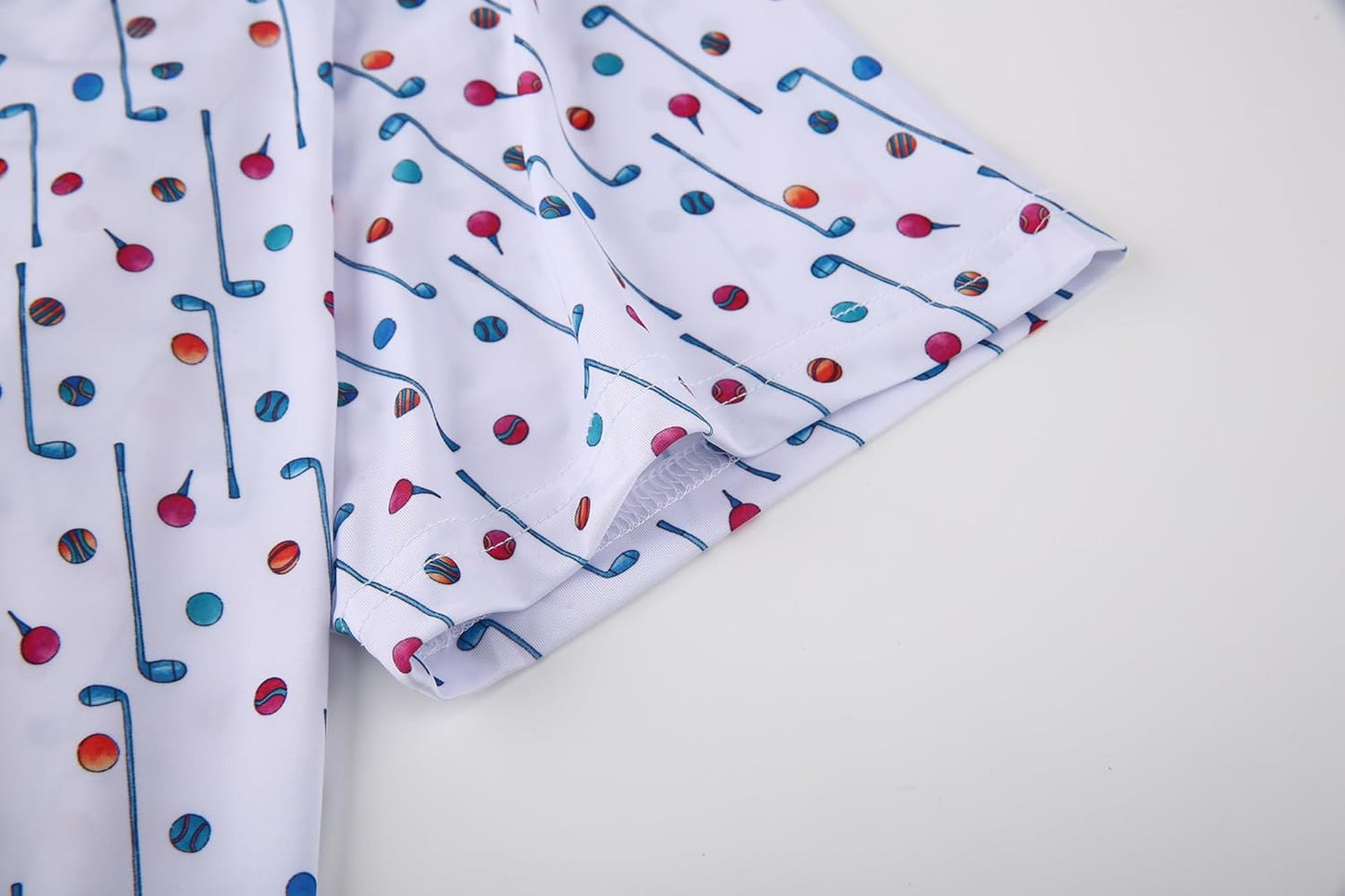 SAMERM Golf Shirts for Men Super Stretch Jacquard Dry Fit Golf Polo Moisture Wicking Short Sleeve Polo Shirts for Men