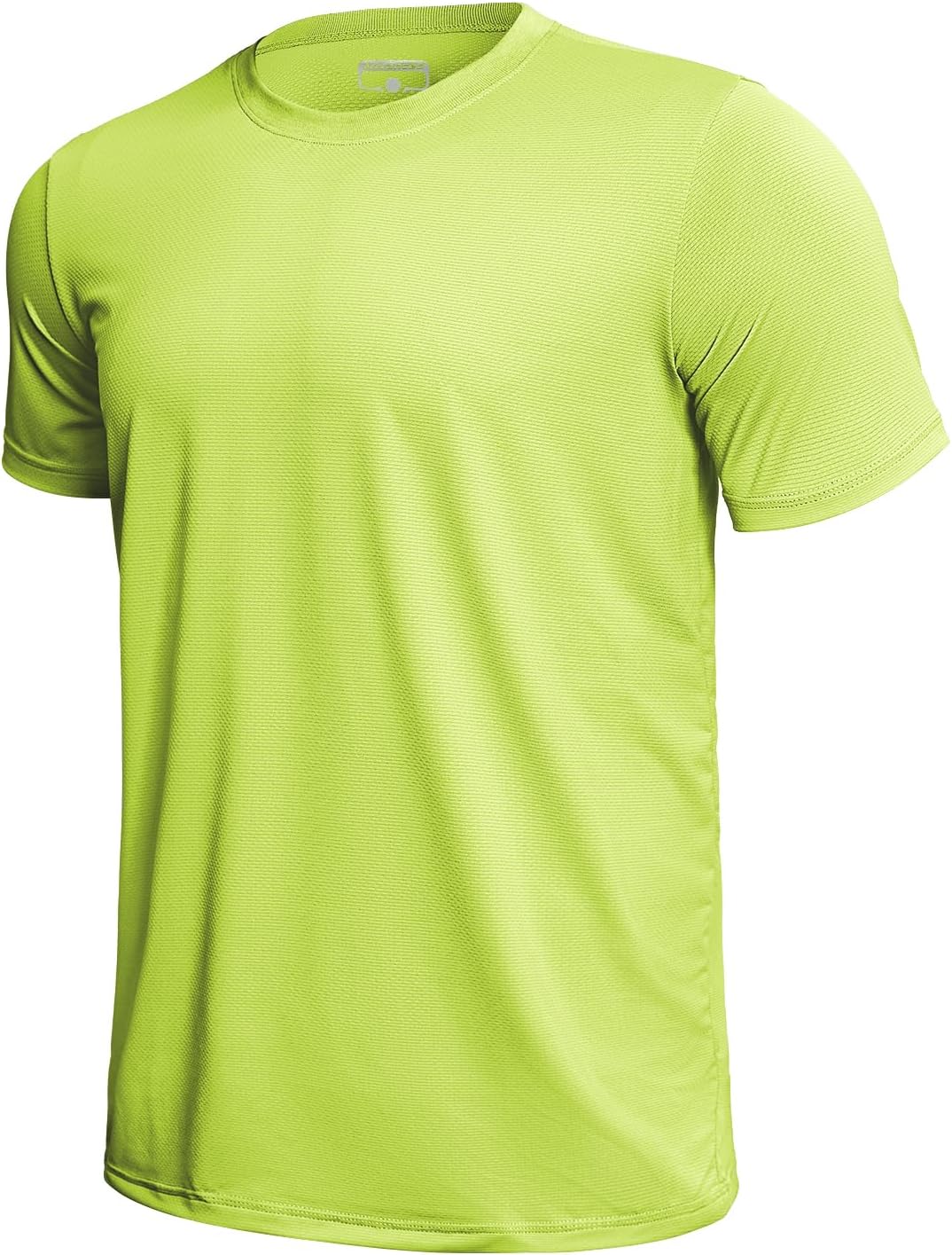 GEMYSE Men's Running Short Sleeve Shirt Sun Protection Quick Dry Moisture Wicking T-Shirts UPF 50+ for Workout
